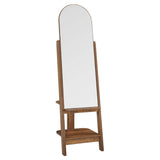 Ascend Walnut Standing Mirror - Ornate Home