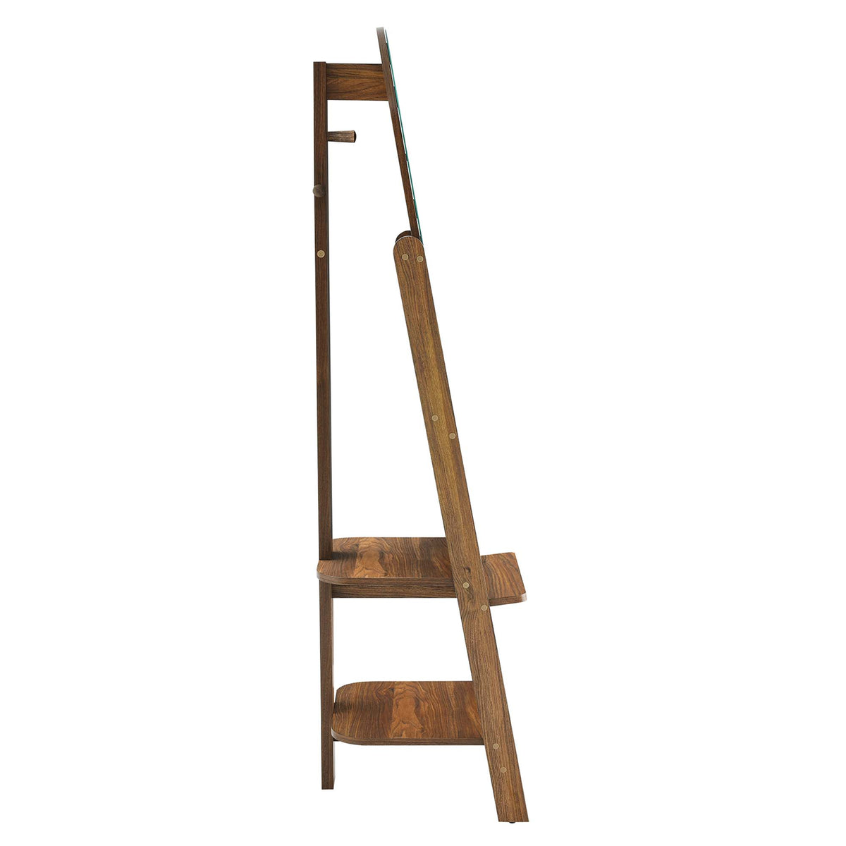 Ascend Walnut Standing Mirror - Ornate Home