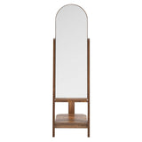 Ascend Walnut Standing Mirror - Ornate Home