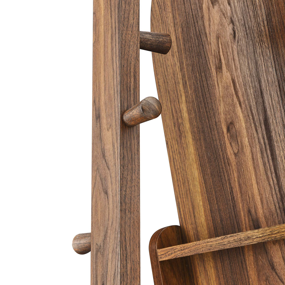 Ascend Walnut Standing Mirror - Ornate Home