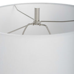 Ascent White Geometric Table Lamp - Ornate Home
