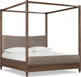 Ascott Mulch/Pecan Pie Queen Canopy Bed - Ornate Home