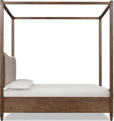 Ascott Mulch/Pecan Pie Queen Canopy Bed - Ornate Home