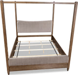 Ascott Mulch/Pecan Pie Queen Canopy Bed - Ornate Home