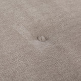 Ascott Mulch/Pecan Pie Upholstered Ottoman - Ornate Home