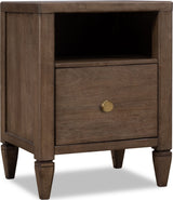 Ascott Pecan Pie 1 Drawer Nightstand - Ornate Home