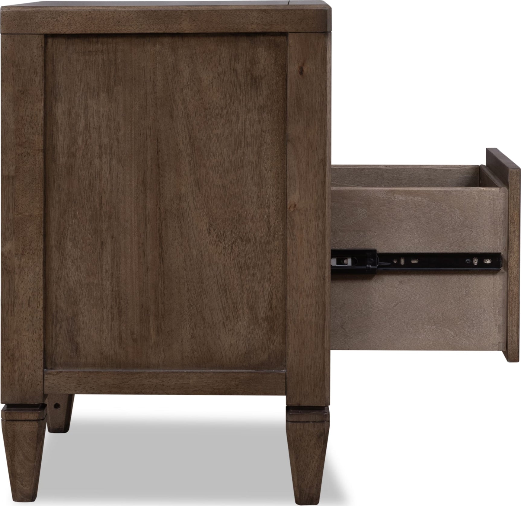 Ascott Pecan Pie 1 Drawer Nightstand - Ornate Home