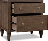 Ascott Pecan Pie 2 Drawer Nightstand - Ornate Home