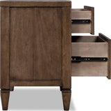 Ascott Pecan Pie 2 Drawer Nightstand - Ornate Home