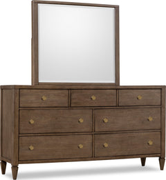 Ascott Pecan Pie 7 Drawer Dresser - Ornate Home