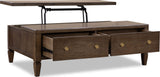 Ascott Pecan Pie Rectangular Lift Top Coffee Table