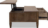Ascott Pecan Pie Rectangular Lift Top Coffee Table