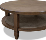 Ascott Pecan Pie Round Coffee Table