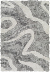 Asfordby Gray Canyon Plush Rug - Ornate Home