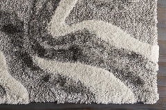 Asfordby Gray Canyon Plush Rug - Ornate Home