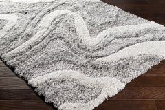 Asfordby Gray Canyon Plush Rug - Ornate Home