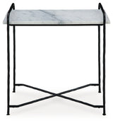 Ashber White/Black Accent Table (Online Special Price) - Ornate Home