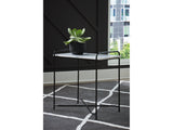 Ashber White/Black Accent Table - Ornate Home