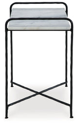 Ashber White/Black Accent Table - Ornate Home