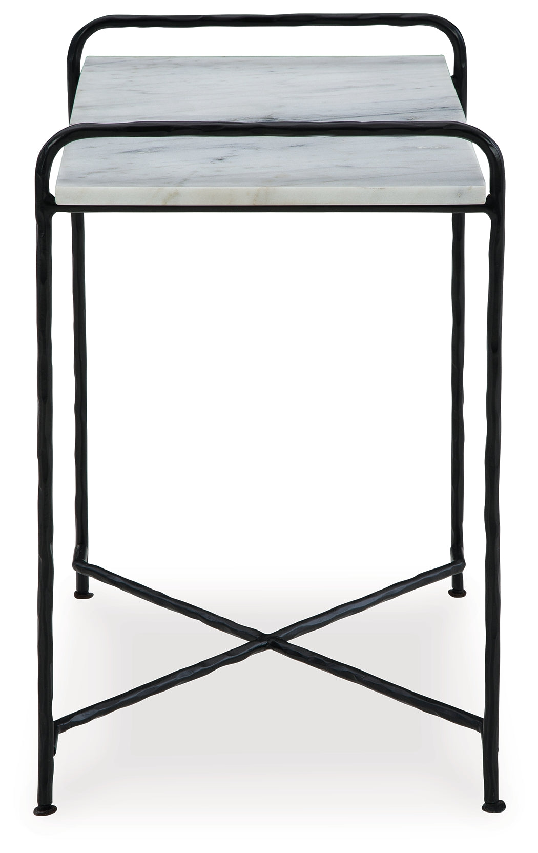 Ashber White/Black Accent Table - Ornate Home