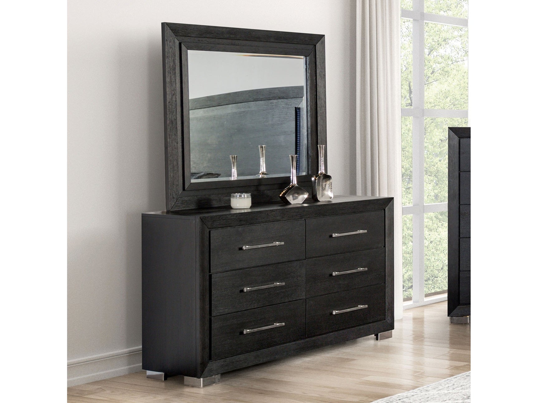 Ashbourne Black Dresser - Ornate Home