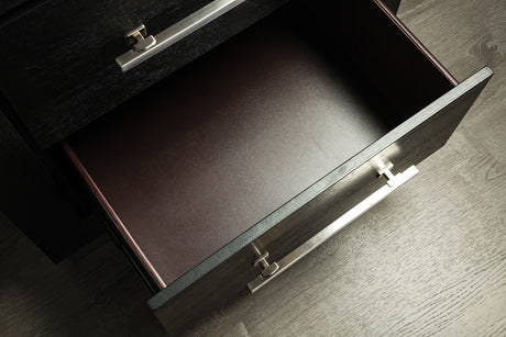 Ashbourne Black Nightstand - Ornate Home