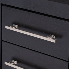 Ashbourne Black Vanity w/ Stool - Ornate Home