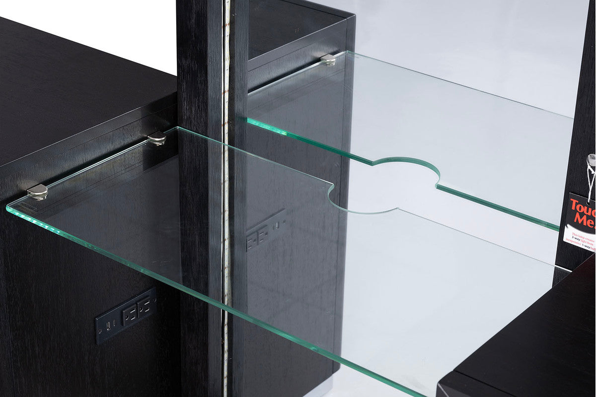 Ashbourne Black Vanity w/ Stool - Ornate Home