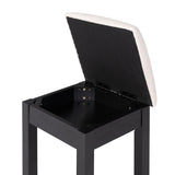 Ashbourne Black Vanity w/ Stool - Ornate Home
