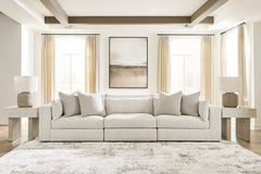 Ashbourne Estate Snowstone 3-Piece Sectional Sofa - Ornate Home