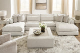 Ashbourne Estate Snowstone 4-Piece Double Chaise Sectional (Online Special Price) - Ornate Home