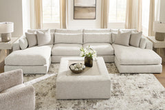 Ashbourne Estate Snowstone 4-Piece Double Chaise Sectional (Online Special Price) - Ornate Home