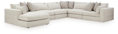 Ashbourne Estate Snowstone 6-Piece Sectional w/ Chaise - Ornate Home