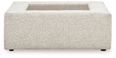 Ashbourne Estate Snowstone Oversized Accent Ottoman - Ornate Home