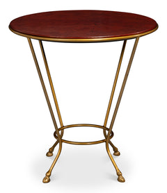 Ashbourne Regency Antique Gold/Antique Brown Side Table - Ornate Home
