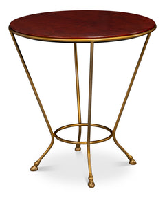 Ashbourne Regency Antique Gold/Antique Brown Side Table - Ornate Home