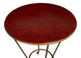 Ashbourne Regency Antique Gold/Antique Brown Side Table - Ornate Home