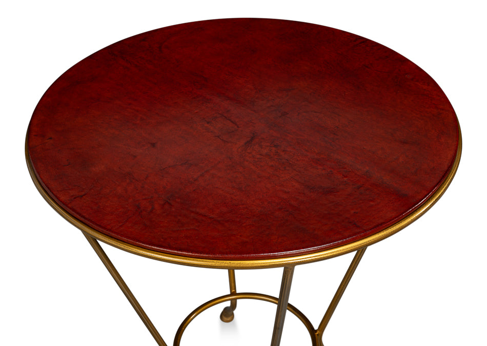 Ashbourne Regency Antique Gold/Antique Brown Side Table - Ornate Home