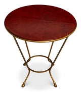 Ashbourne Regency Antique Gold/Antique Brown Side Table - Ornate Home