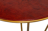 Ashbourne Regency Antique Gold/Antique Brown Side Table - Ornate Home