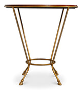 Ashbourne Regency Antique Gold/Antique Brown Side Table - Ornate Home