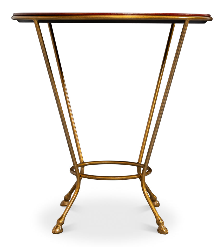 Ashbourne Regency Antique Gold/Antique Brown Side Table - Ornate Home