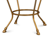 Ashbourne Regency Antique Gold/Antique Brown Side Table - Ornate Home