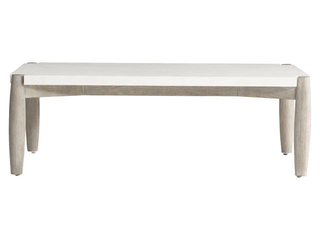 Ashbrook Vellum/Weathered Greige Cocktail Table - Ornate Home