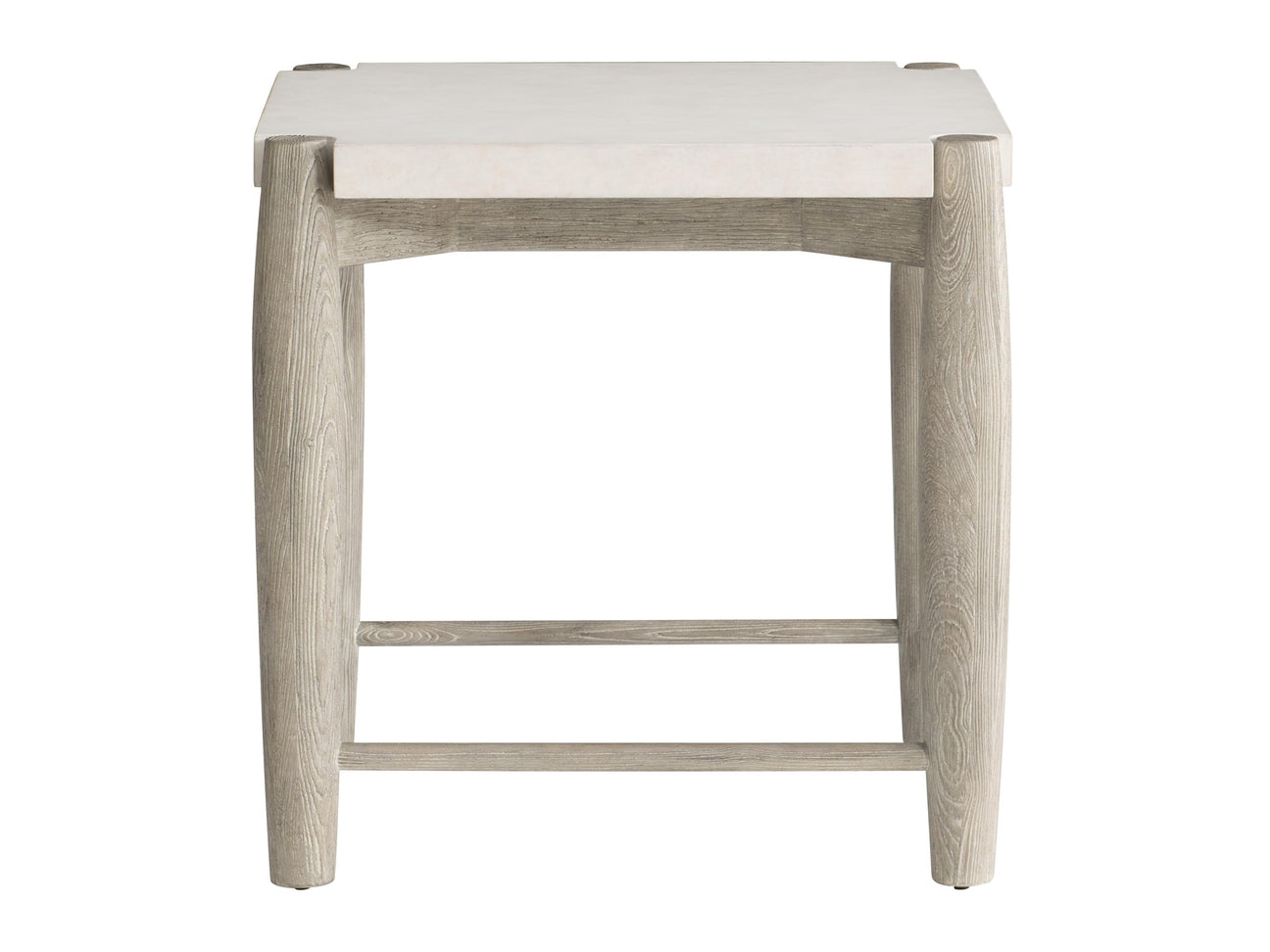 Ashbrook Vellum/Weathered Greige Side Table - Ornate Home