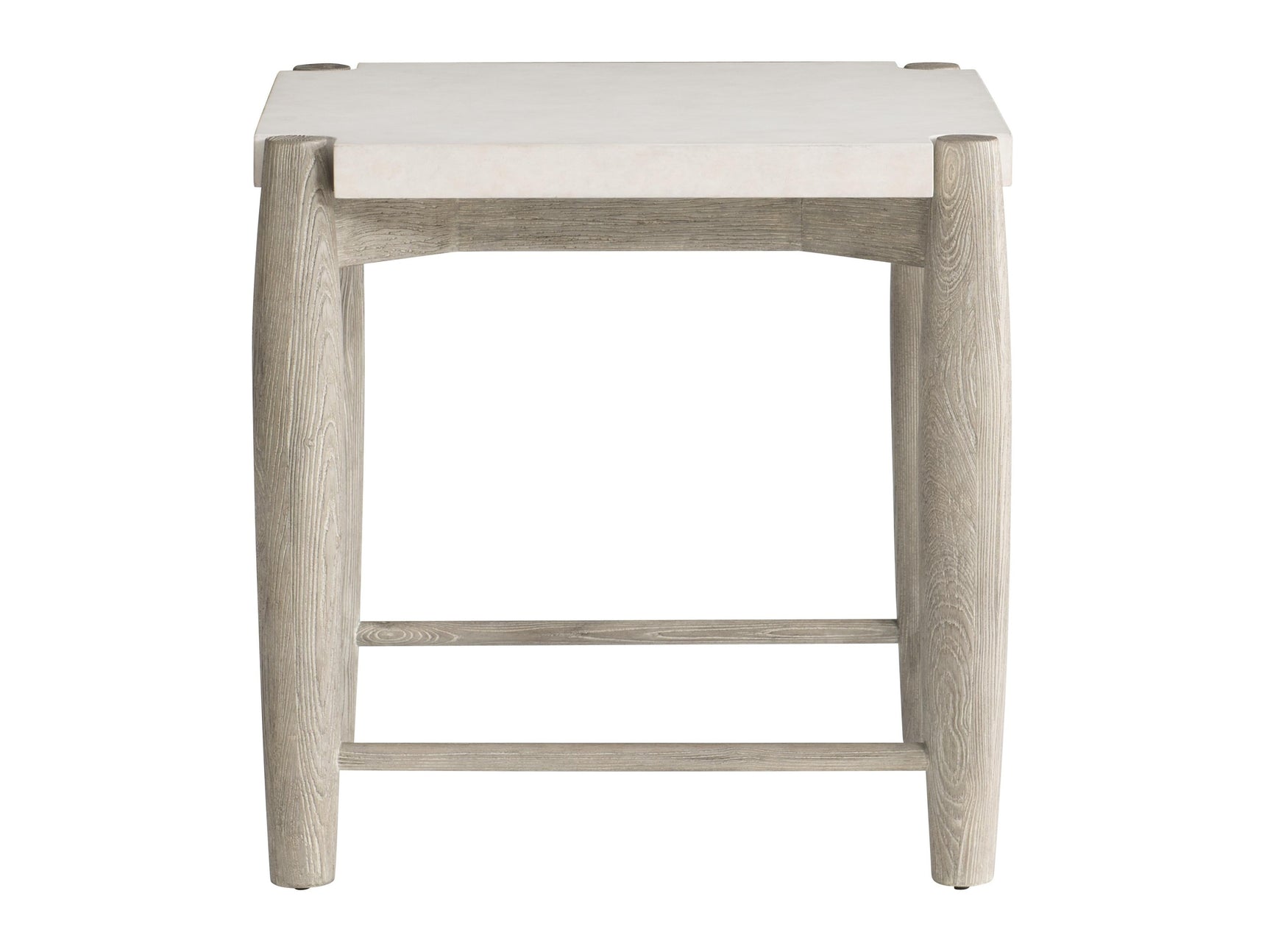 Ashbrook Vellum/Weathered Greige Side Table - Ornate Home