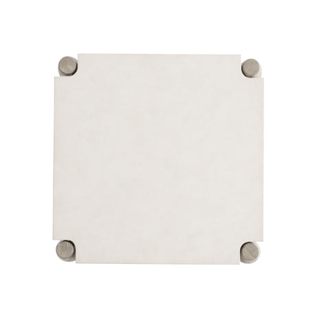 Ashbrook Vellum/Weathered Greige Side Table - Ornate Home