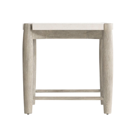 Ashbrook Vellum/Weathered Greige Side Table - Ornate Home