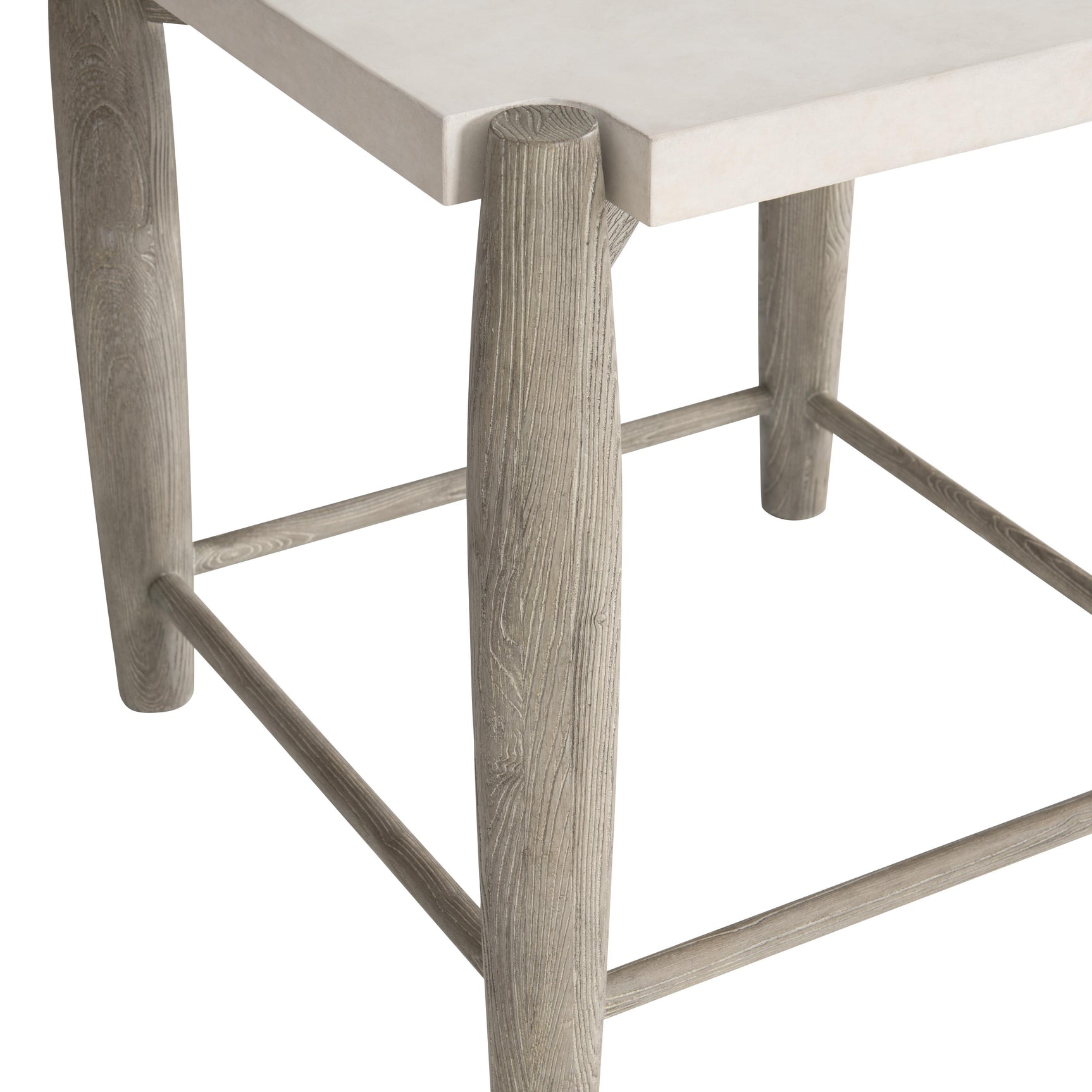 Ashbrook Vellum/Weathered Greige Side Table - Ornate Home
