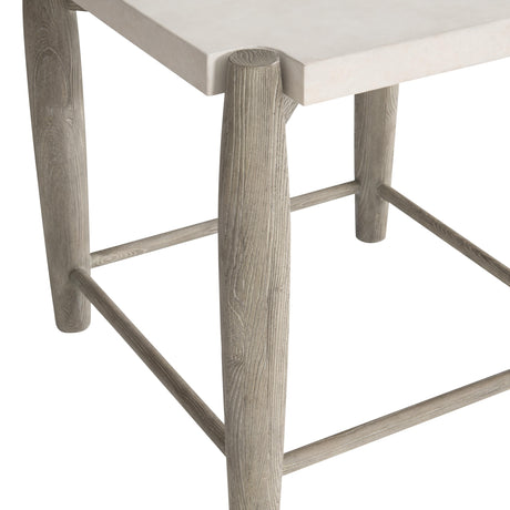 Ashbrook Vellum/Weathered Greige Side Table - Ornate Home